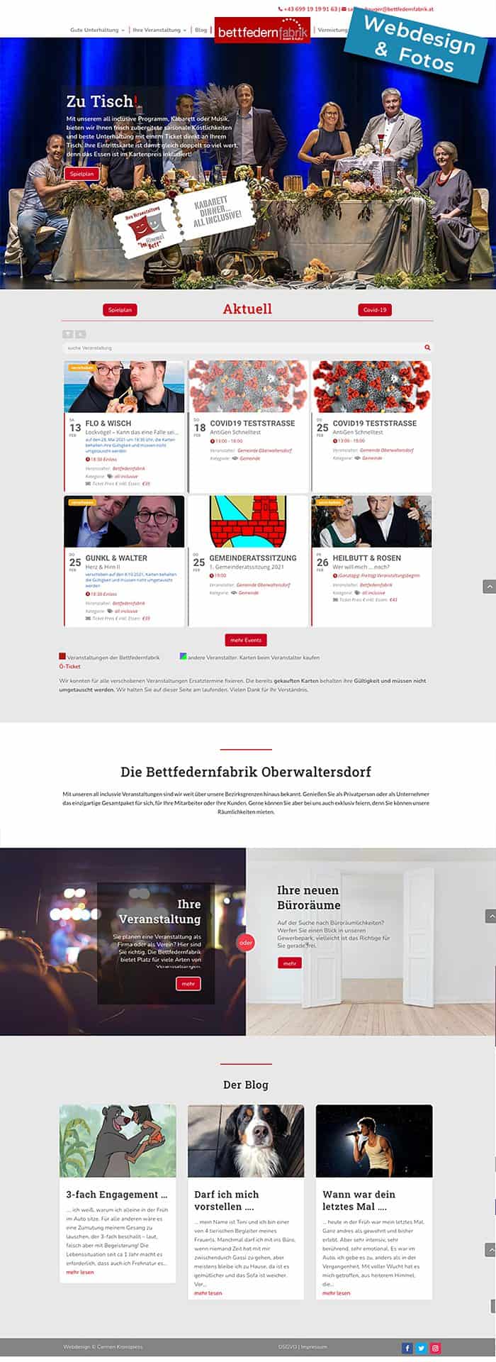 Website Bettfedernfabrik